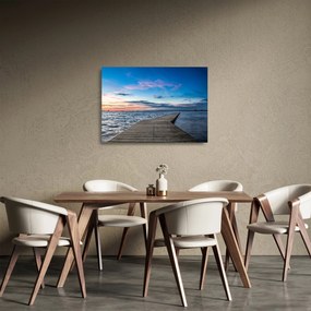 Tablou pe sticlă - Ponton (70x50 cm)