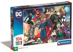 Liga Dreptății Showdown Puzzle Clementoni de 104 piese