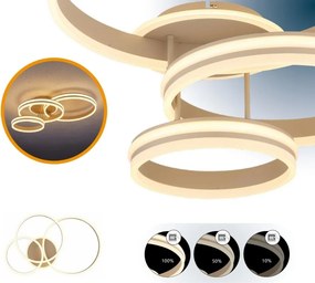 Lustra aplicata tavan design circular LED RUBIO