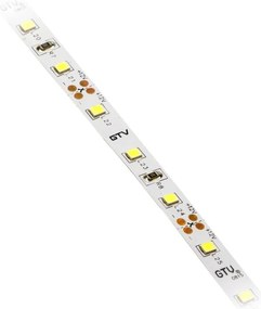 Bandă LED Flash GTV pentru mobilier, lumină caldă, 60 LED m, 750 lm m, 6 W m, 12V, IP20, 5 m Alb cald, 6 W/m, 12 V, LED Flash, 750 lm/m, 8 mm