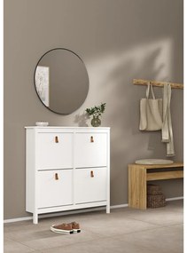 Suport pentru pantofi Real larg, alb