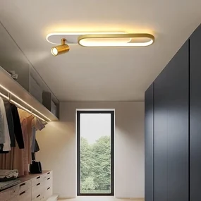 Lustra LED Plafoniera, Elit's, Fardi, 75w, 60cm, Gold