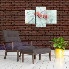 Tablou cu măcieșe înghețate (90x60 cm)