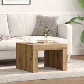 vidaXL Masă de cafea stejar artizanal 50 x 50 x 35 cm Lemn compozit
