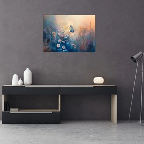 Tablou - Pajiște cu Fluture (70x50 cm)