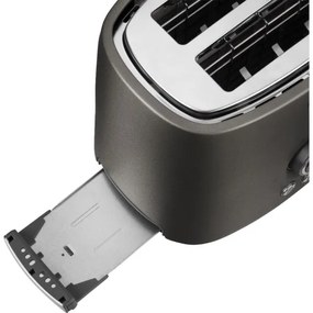 Sencor - Prăjitor de pâine cu 2 fante, 1000 W/230 V, antracit