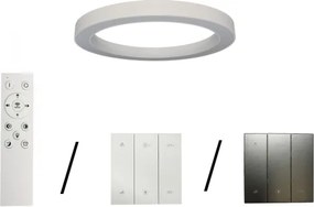 Plafonieră LED, 80 W, 230 V, 3000/4000/6500 K, Ø 80 cm, alb