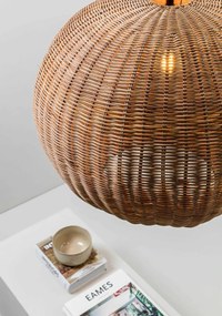 Lustra / Pendul suspendat design natural din ratan HAKA 53cm