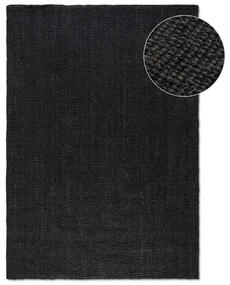 Covor negru din iută 60x90 cm Bouclé – Hanse Home