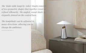 Veioza, Lampa de masa design geometric, abajur directionabil Taido maro