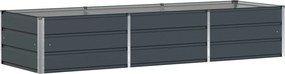 vidaXL Jardinieră Antracit 240 x 80 x 45 cm Oțel