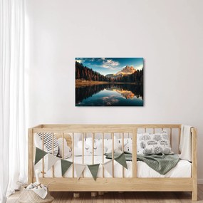 Tablou - Alpi, Italia, Dolomiți, Lago Antorno (70x50 cm)