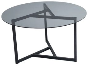 Măsuță de cafea TRIO 42x75 cm neagră