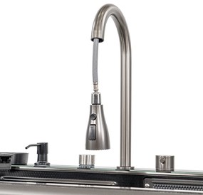 Chiuvetă multifuncțională Calandria din oțel inoxidabil