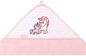 Prosop Bebelusi Fibra Bambus Cu Capison Cu Broderie Unicorni Roz BabyOno 346/01