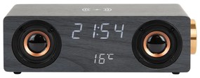 Radio cu ceas deșteptător digital cu încărcător wireless Classic BT – Karlsson