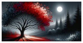 Tablou noapte magică și copacul vieții