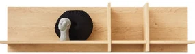 Polita de perete TISANE 120x25 cm, stejar biscuit