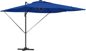 vidaXL Umbrelă de soare Albastru Azur 286 x 284 x 270 cm