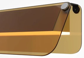 Aplica de perete LED design minimalist Flat, chihlimbar