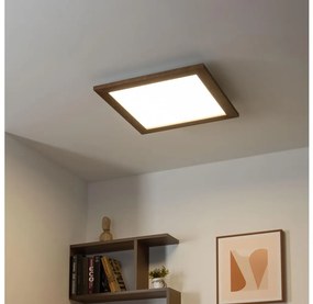 Eglo - Panou LED RGB SALOBRENA-C 24W 230V maro închis + telecomandă