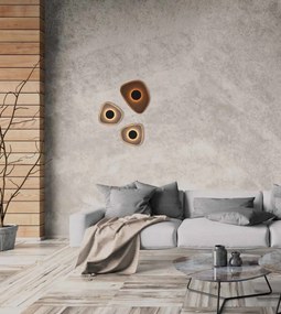 Aplica LED design modern decorativ ACOUSTIC negru/gri