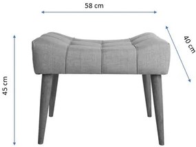 Taburete Naledi (crem). 1087768