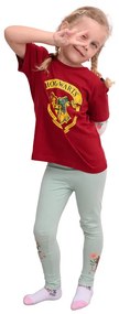 Tricou pentru copii HOGWARTS visiniu - diverse marimi Marime: 98 - 104