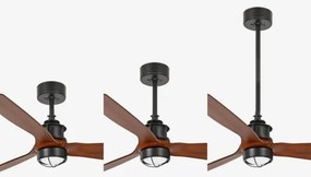 Ventilator LED de tavan FARO 33395-10 JUST FAN LED/16W/230V d. 128 cm + telecomandă