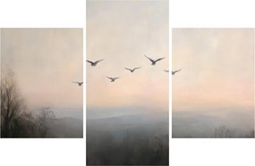 Tablou - Stol de păsări (90x60 cm)