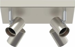 vidaXL Spot de tavan Nichel 26,5 x 26 x 11,5 cm Metal