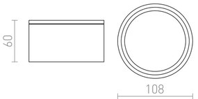 Corp de iluminat MERIDO 1xGX53/11W/230V IP54 RED-Design Rendl-R10430