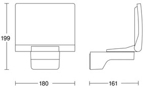 Proiector LED XLED PRO 240 LED/19,3W/230V IP44 negru Steinel 068097