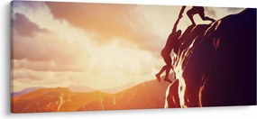 Tablou - Alpiniști (120x50 cm)