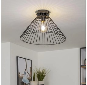 Brilagi - Plafonieră LED aplicată CERIA WIRE, 1xE27/40W/230V, Ø 45 cm, neagră