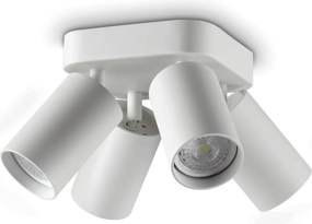 Plafoniera DYNAMITE PL4 ROUND BIANCO