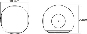 Globo 34312 - Lampă de perete LED pentru exterior SLICE LED/4,5W/230V IP54
