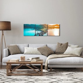 Tablou - Bora Bora (cu ceas) (90x30 cm)