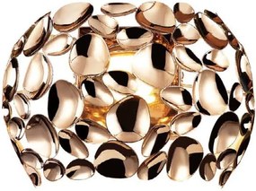 Aplica de perete moderna din metal auriu Carera