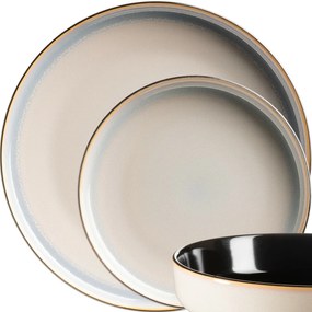 Set de masă Mäser 10 piese ALENIA, bej