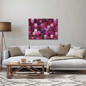 Tablou - Cuburi violet (70x50 cm)