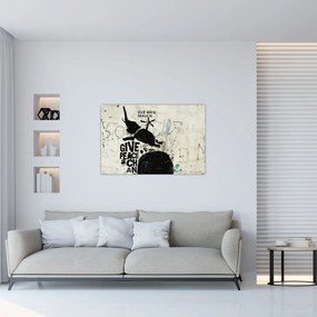 Tablou - Elefant deasupra solului (90x60 cm)