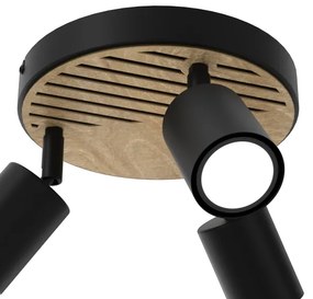 Spot TERRA 3xGU10/8W/230V negru