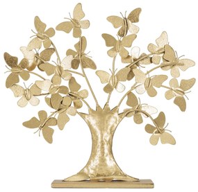 Deco copac auriu Maella 31/8/30 cm