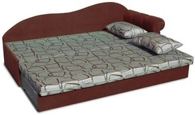 Zondo Pat de o persoană (canapea) 70 cm Lane II (cărămiziu 41 + Dodo 1008) (D). 793128