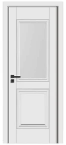 Usa Interior din MDF Novo Doors ND13 LUX PREMIUM, Cadru din Lemn Masiv, KIT COMPLET, Toc Reglabil de 10 CM INCLUS, Plinta pe Ambele Parti (Culoare: