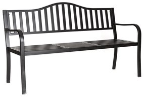 Bancă cu masă de depozitare Happy Green Rea 150 x60 x 85 cm, negru