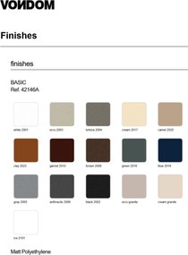 Ghiveci plante design decorativ modern exterior / interior CURVED 45x85cm