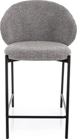 Scaun de bar KIOTO, negru/gri