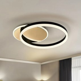 Lustra LED aplicata design modern circular Oriel